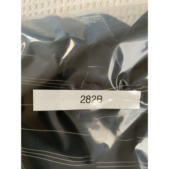 Nike Golf Dri-Fit Mens Polo Shirt Short Sleeve‎ Black Striped  L - Picture 10 of 10